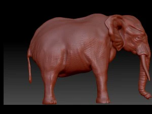 elephant 3D Print Model