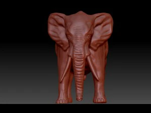 elephant 3D Print Model