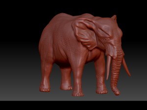 elephant 3D-Druckmodell
