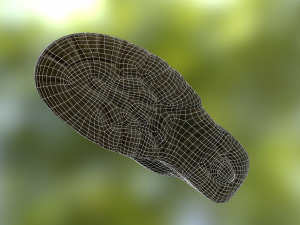 dirty boots low poly 3D Model