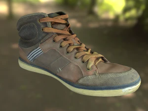 sneaker low poly model 3D Model