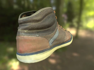 sneaker low poly model 3D Model