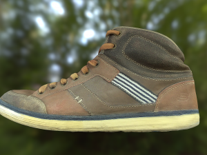 sneaker low poly model 3D 模型