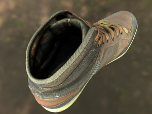 sneaker low poly model 3D 模型