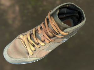 sneaker low poly model 3D 模型