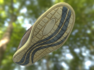 sneaker low poly model 3D 模型