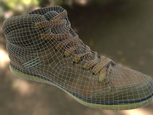 sneaker low poly model 3D 模型