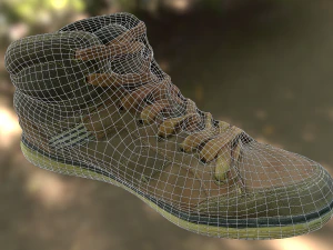 sneaker low poly model 3D Model
