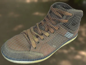 sneaker low poly model 3D Model