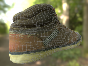 sneaker low poly model 3D 模型