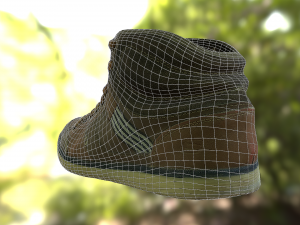 sneaker low poly model 3D 模型