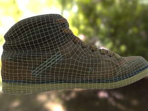 sneaker low poly model 3D 模型