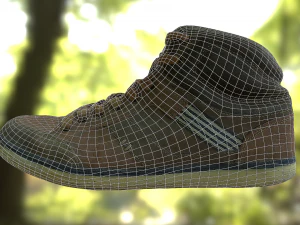 sneaker low poly model 3D Model
