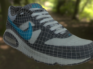sneaker low poly model 3D Model