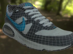 sneaker low poly model 3D Model