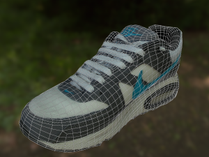 sneaker low poly model 3D Model