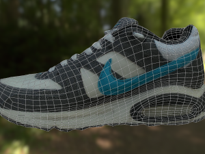sneaker low poly model 3D Model