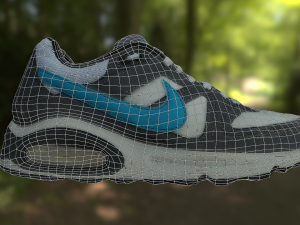 sneaker low poly model 3D Model