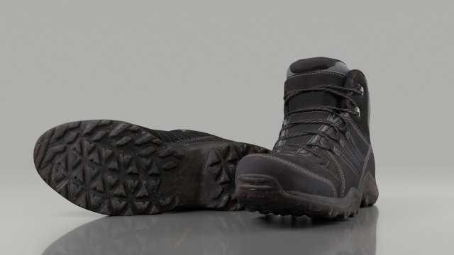 hiking boots Modello 3D .c4d .max .obj .3ds .fbx .stl .blend 