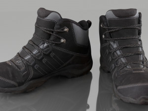 hiking boots Modello 3D