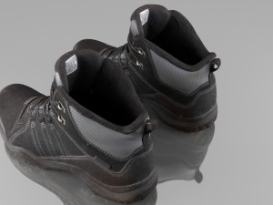 hiking boots Modello 3D