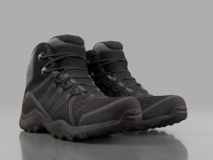 hiking boots Modello 3D