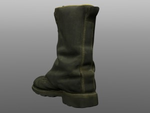 boot 3D 模型