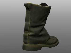 boot 3D 模型