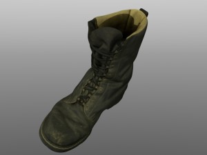 boot 3D 模型