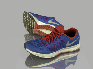 blue sneakers 3D Модель