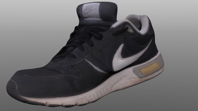 worn sneaker 3D Model .c4d .max .obj .3ds .fbx .stl .blend 