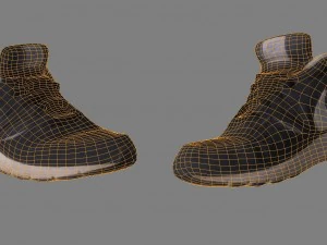 worn sneaker 3D Model