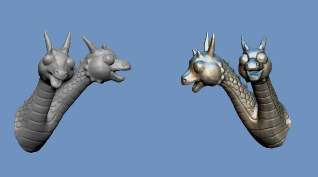 baby cartoon dragon for printing 3D Model .c4d .max .obj .3ds .fbx .stl .blend 