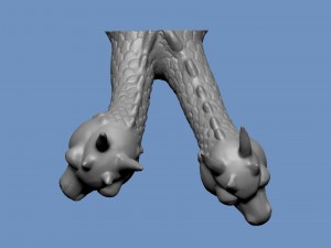 baby cartoon dragon for printing 3D-Modell