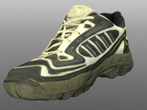 worn sneaker 3Dモデル