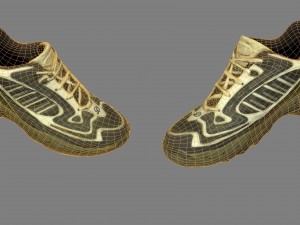 worn sneaker 3Dモデル