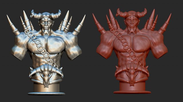demon for print 3D Print Model .c4d .max .obj .3ds .fbx .stl .blend 