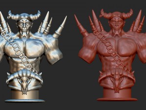 demon for print Model Cetak 3D