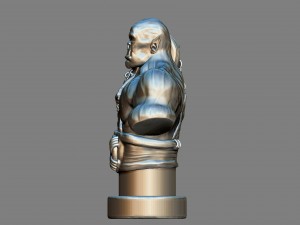 armored orc model for printing 3D 프린트 모델