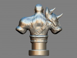 armored orc model for printing 3D 프린트 모델