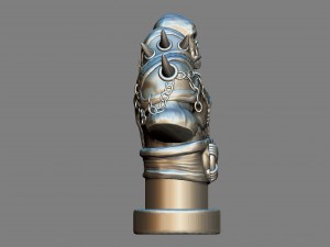 armored orc model for printing 3D 프린트 모델