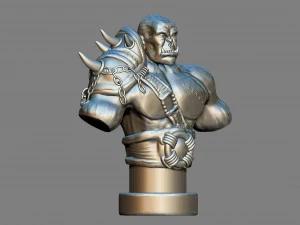 armored orc model for printing 3D Print Model