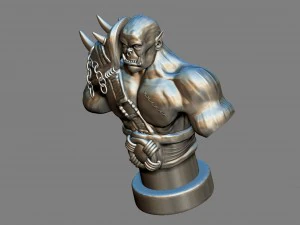 armored orc model for printing 3D Print Model