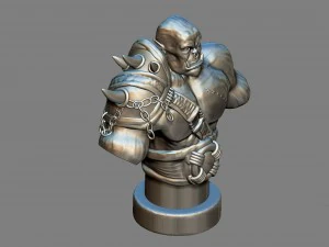 armored orc model for printing 3D Print Model