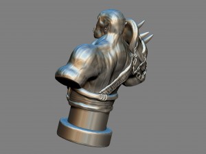 armored orc model for printing 3D 프린트 모델