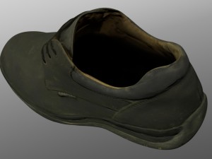 boot low poly 3D Модель