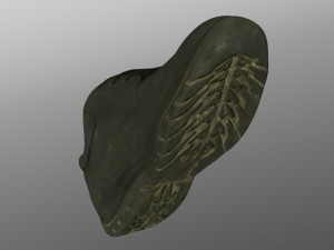 boot low poly 3D Модель