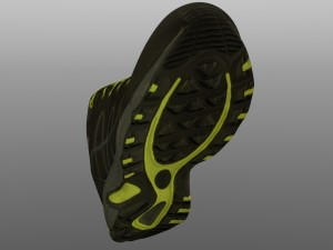 sneaker low poly Model 3D