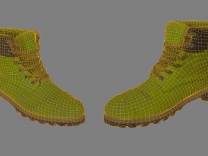 winter boots 3D Model