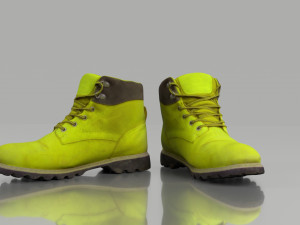 winter boots 3D Model
